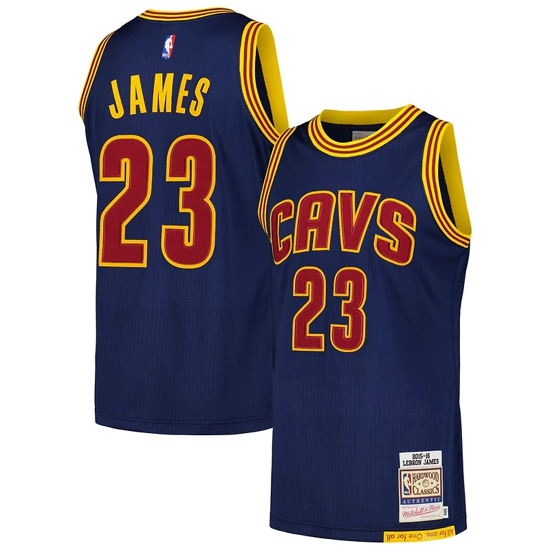 Mitchell Ness LeBron James Cleveland Cavaliers 2015/16 Hardwood Classics Authentic Jersey
