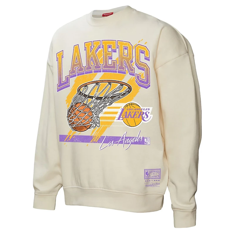 Mitchell  Ness Los Angeles Lakers Brush Bucket Pullover Sweatshirt