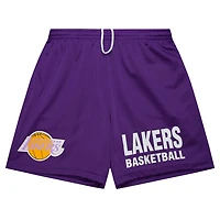 Mitchell  Ness Los Angeles Lakers Hardwood Classics Gameday Mesh Shorts
