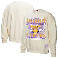 Mitchell  Ness Los Angeles Lakers Oversprayed Pullover Sweatshirt