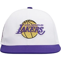 Mitchell  Ness Los Angeles Lakers Soul Logo Shine 2-Tone Snapback Hat