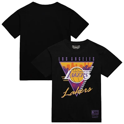 Mitchell  Ness Los Angeles Lakers Worldwide Collection Tri-Logo T-Shirt