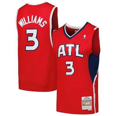 Mitchell  Ness Lou Williams Atlanta Hawks 2001/02 Hardwood Classics Swingman Jersey