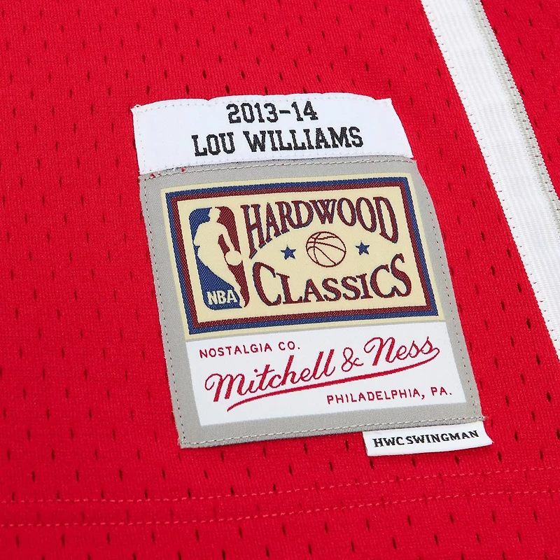Mitchell Ness Lou Williams Atlanta Hawks 2001/02 Hardwood Classics Swingman Jersey