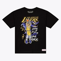 Mitchell  Ness Luka Doni Los Angeles Lakers Chalked Up T-Shirt