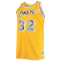 Mitchell  Ness Magic Johnson Los Angeles Lakers Big Tall 1984/85 NBA 75th Anniversary Diamond Swingman Jersey