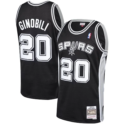 Mitchell  Ness Manu Ginobili San Antonio Spurs Hardwood Classics Swingman Jersey