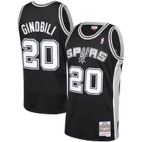 Mitchell  Ness Manu Ginobili San Antonio Spurs Hardwood Classics Swingman Jersey