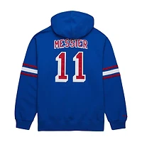 Mitchell  Ness Mark Messier New York Rangers Name Number Premium Pullover Hoodie