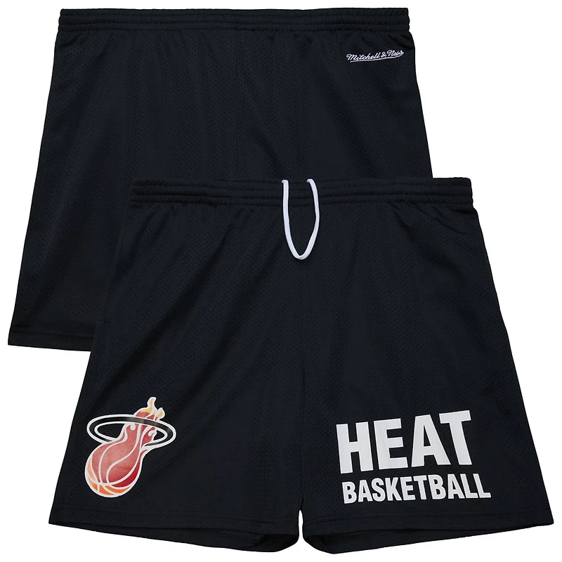 Mitchell  Ness Miami Heat Hardwood Classics Gameday Mesh Shorts