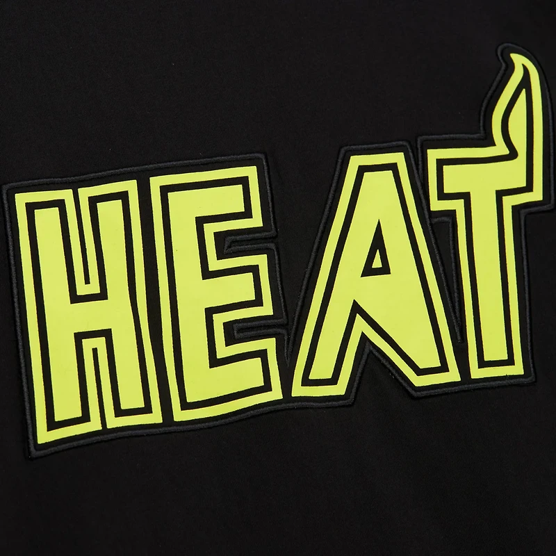 Mitchell  Ness Miami Heat Hardwood Classics Neon Nights Premium T-Shirt