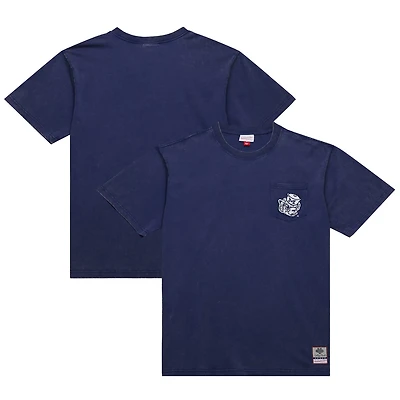 Mitchell  Ness Michigan Wolverines Big Tall Fade Away Premium T-Shirt