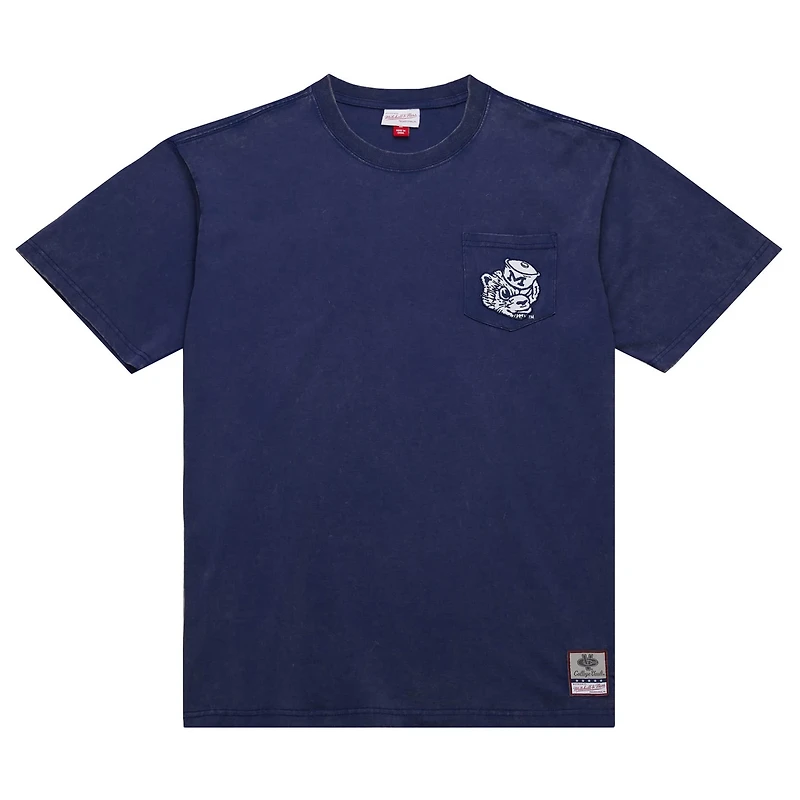 Mitchell  Ness Michigan Wolverines Big Tall Fade Away Premium T-Shirt