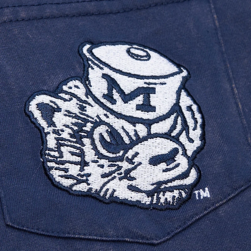 Mitchell  Ness Michigan Wolverines Throwback Fade Away T-Shirt