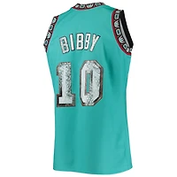 Mitchell  Ness Mike Bibby Vancouver Grizzlies 1996/97 Hardwood Classics NBA 75th Anniversary Diamond Swingman Jersey