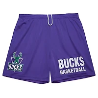 Mitchell  Ness Milwaukee Bucks Hardwood Classics Gameday Mesh Shorts