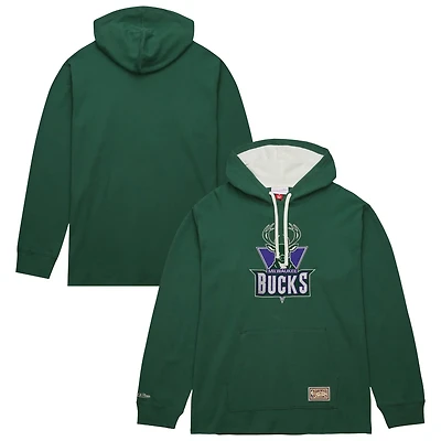 Mitchell  Ness Milwaukee Bucks Hardwood Classics Lightweight Thermal Pullover Hoodie