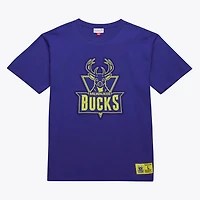 Mitchell  Ness Milwaukee Bucks Hardwood Classics Neon Nights Premium T-Shirt