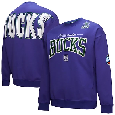 Mitchell  Ness Milwaukee Bucks Hardwood Classics There Back 20 Vintage Pullover Sweatshirt