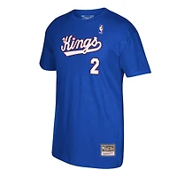 Mitchell  Ness Mitch Richmond Sacramento Kings 35th Anniversary Hardwood Classics Name  Number T-Shirt