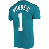 Mitchell  Ness Muggsy Bogues Charlotte Hornets Hardwood Classics Name Number Player T-Shirt