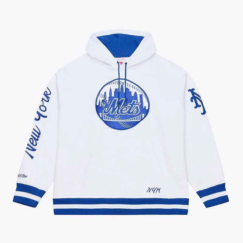 Mitchell Ness New York Mets Cooperstown Collection Fleece Hoodie