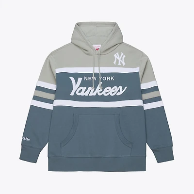 Mitchell Ness New York Yankees Cooperstown Collection Thunderstorm Head Coach Hoodie