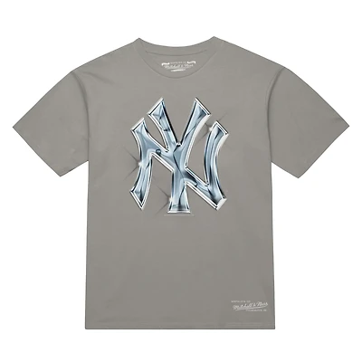 Mitchell  Ness New York Yankees Liquid Chrome T-Shirt