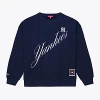 Mitchell  Ness New York Yankees Script Sweatshirt