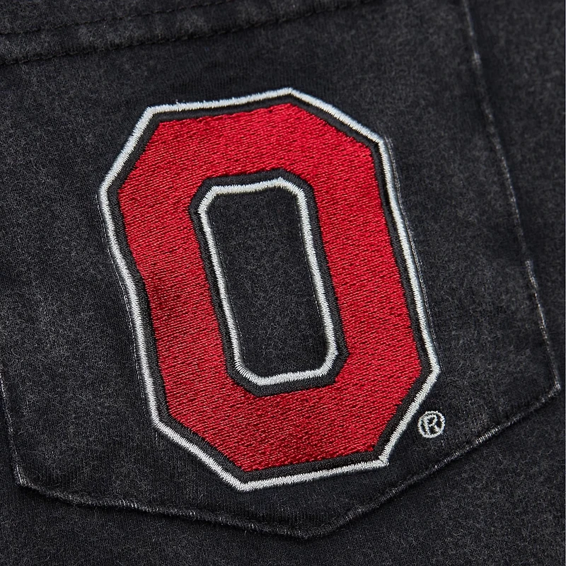 Mitchell Ness Ohio State Buckeyes Fade Away Premium T-Shirt