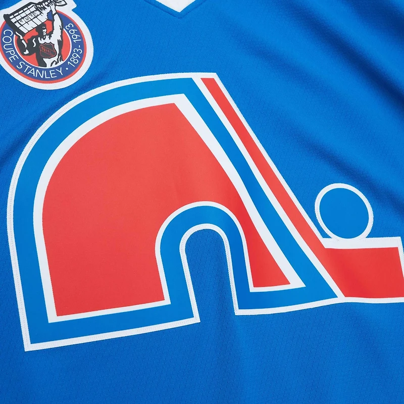 Mitchell  Ness Owen Nolan Quebec Nordiques 1992 93 Line Player Jersey