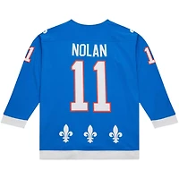 Mitchell  Ness Owen Nolan Quebec Nordiques 1992 93 Line Player Jersey