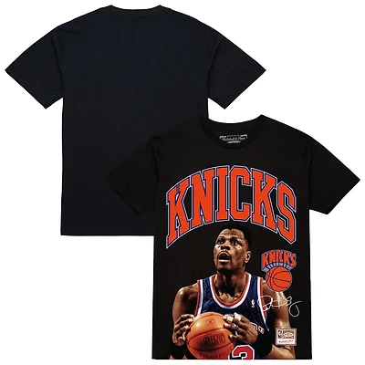 Mitchell  Ness Patrick Ewing New York Knicks Hardwood Classics Player Arch T-Shirt