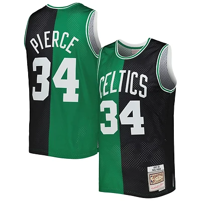 Mitchell  Ness Paul Pierce /Kelly Green Boston Celtics Hardwood Classics 2007/08 Split Swingman Jersey