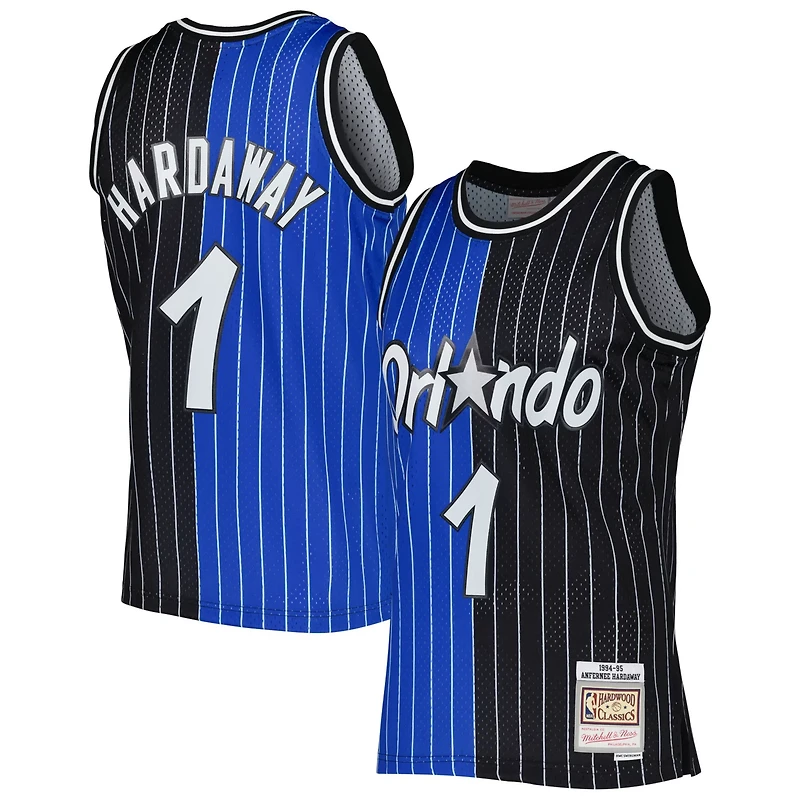 Mitchell Ness Penny Hardaway /Black Orlando Magic Hardwood Classics 1994/95 Split Swingman Jersey