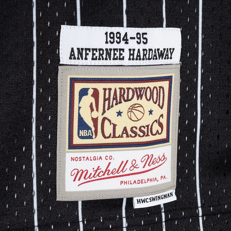 Mitchell Ness Penny Hardaway /Black Orlando Magic Hardwood Classics 1994/95 Split Swingman Jersey