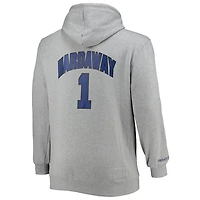 Mitchell  Ness Penny Hardaway Heathered Gray Orlando Magic Big Tall Name Number Pullover Hoodie