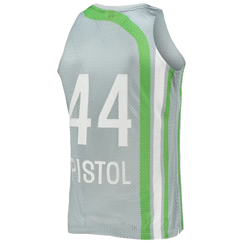 Mitchell Ness Pete Maravich Atlanta Hawks 75th Anniversary 1971/72 Hardwood Classics Swingman Jersey