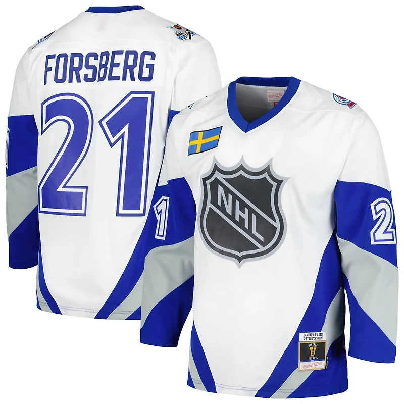 Mitchell  Ness Peter Forsberg 1999 NHL All-Star Game Blue Line Player Jersey