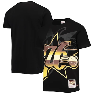Mitchell  Ness Philadelphia 76ers Big Tall Hardwood Classics Face 40 T-Shirt