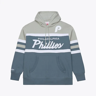 Mitchell  Ness Philadelphia Phillies Cooperstown Collection Thunderstorm Head Coach Hoodie