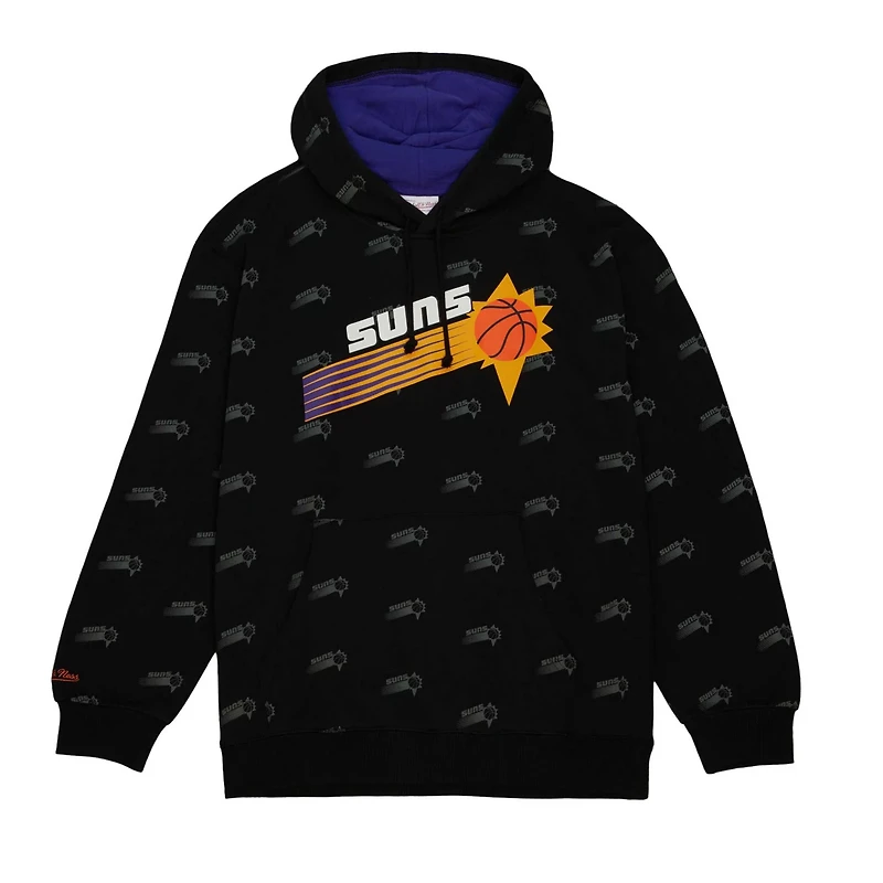 Mitchell  Ness Phoenix Suns Hardwood Classics Allover Print Pullover Hoodie