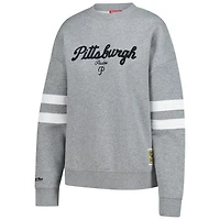 Mitchell  Ness Pittsburgh Pirates Lightweight Logo Pullover Sweatshirt