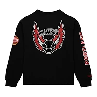 Mitchell  Ness Portland Trail Blazers Hardwood Classics There and Back Pullover Sweatshirt