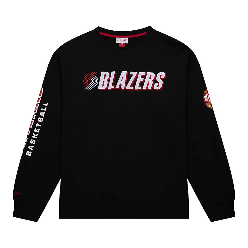 Mitchell  Ness Portland Trail Blazers Hardwood Classics There and Back Pullover Sweatshirt