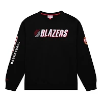 Mitchell  Ness Portland Trail Blazers Hardwood Classics There and Back Pullover Sweatshirt