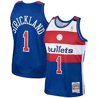Mitchell  Ness Rod Strickland Washington Bullets 2001/02 Hardwood Classics Swingman Jersey