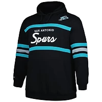 Mitchell  Ness San Antonio Spurs Big Tall Hardwood Classics Head Coach Pullover Hoodie
