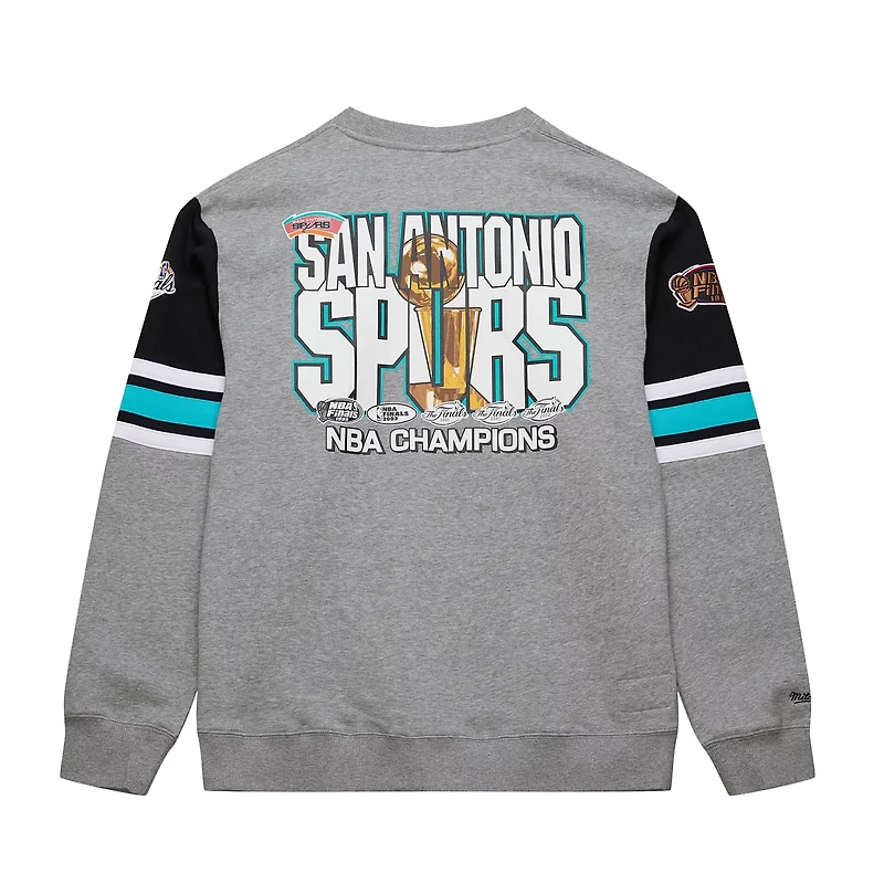 Mitchell  Ness San Antonio Spurs Hardwood Classics All Over 40 Pullover Sweatshirt