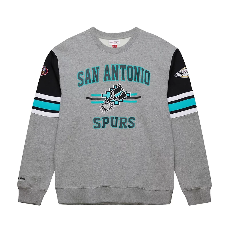Mitchell  Ness San Antonio Spurs Hardwood Classics All Over 40 Pullover Sweatshirt